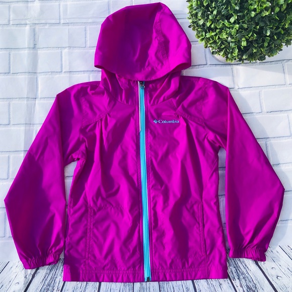 Columbia Other - Columbia Windbreaker Jacket X SMALL Purple & Blue